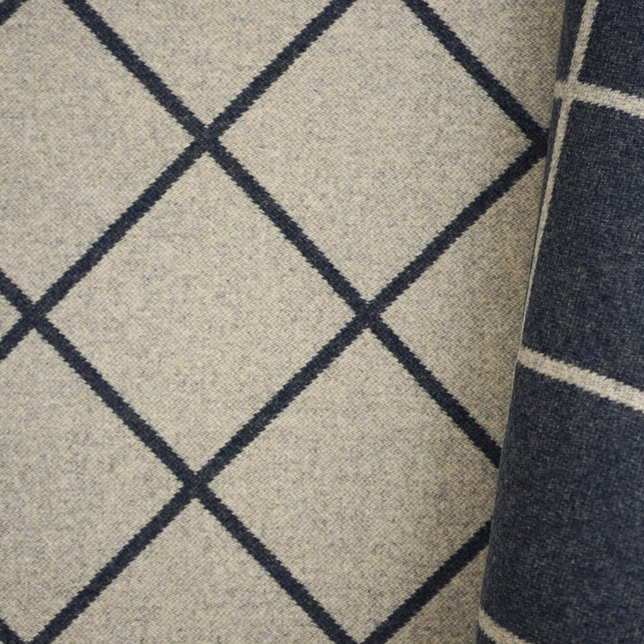 ISAAC 66SJ101 by JF Designer Fabric JF Studio 80% Wool, 20% Polyester Italy  Horizontal: 5.875 and Vertical: 6 55  - Swanky Fabrics -