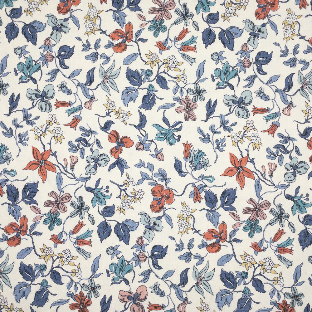 Isola 1 Periwinkle by Stout Fabric Stout Fabric Isola 1 PeriwinkleFabric COMFORTABLE LIVING HAZE/NAVY 100%COT SPAIN </p><p>Repeat: H: 13.500, V: 27.000 54 in - Fabric Carolina -