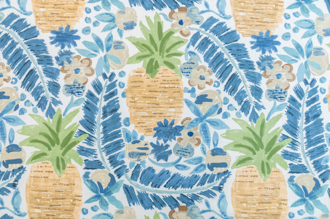 Roth & Tompkins Fabric Pina Kiwi Blue