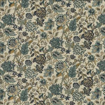 Kasmir Fabric Into The Woods Indigo