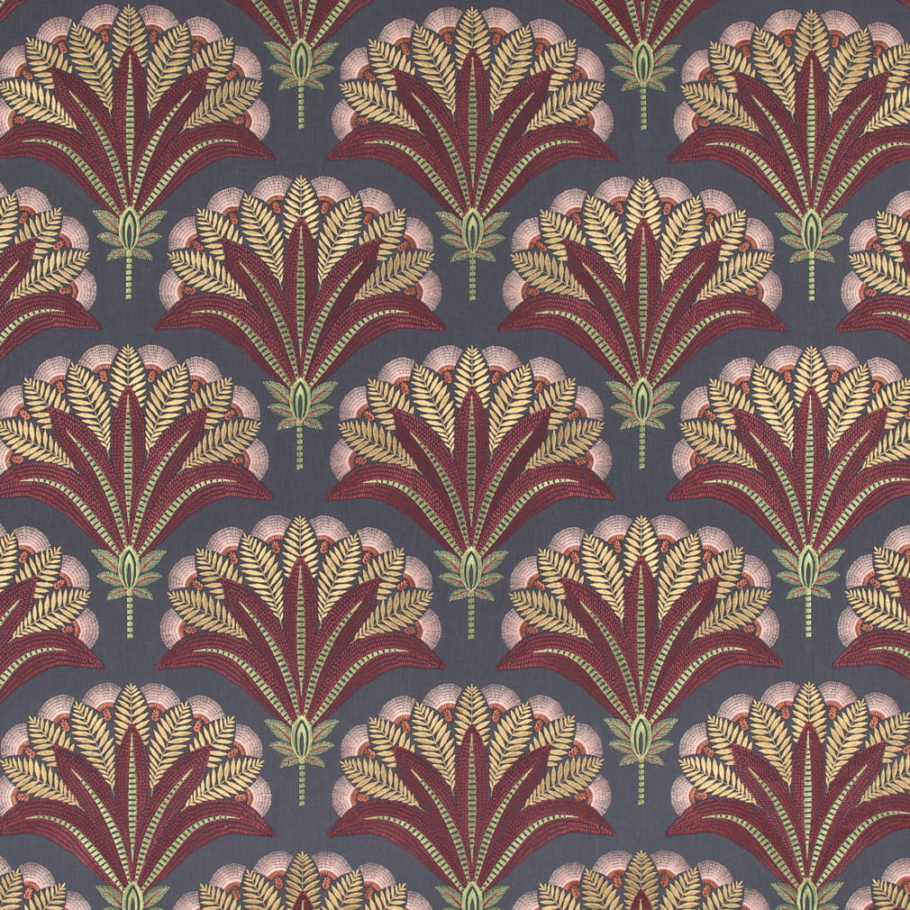 Isadora Mulberry A1301-01 by 29 Park Designer Fabric