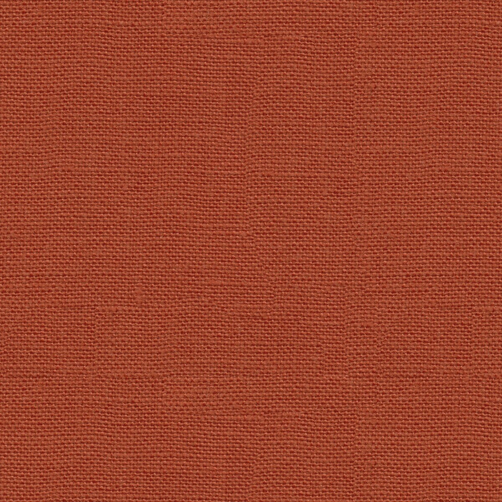 Lea Terracotta by G P & J Baker Designer Fabric COUNTRY WEEKEND LINEN - 100% Belgium Horizontal: and Vertical: 0 53.978 - Swanky Fabrics -