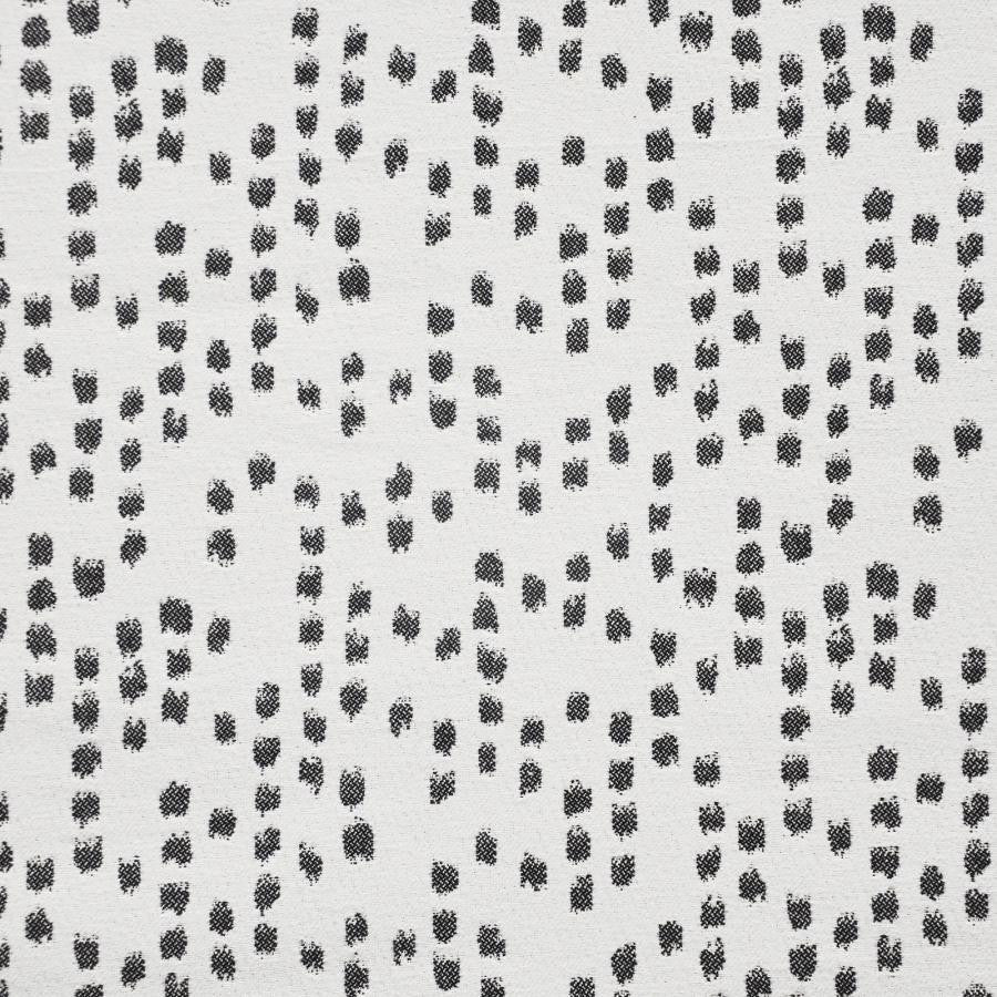 Jean Paul # 613 Panda by Maxwell Designer Fabric Telafina Season Xiii 44% POST INDUSTRIAL COTTON/30% POST INDUSTRIAL POLYESTER/ 26% WOOL USA V-12" H-14.75" 56.5" - Swanky Fabrics -