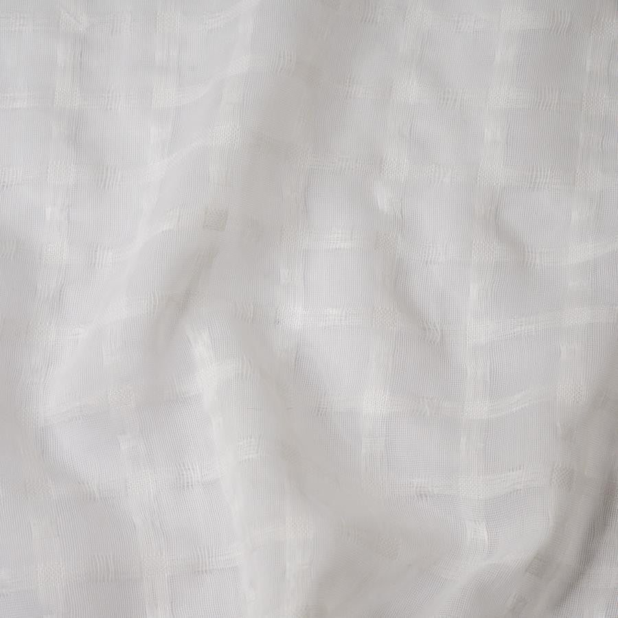 Joan # 255 Powder by Maxwell Designer Fabric Sheer Glam 100% POLYESTER TURKEY V-0.75" H-0.87" 125" - Swanky Fabrics -
