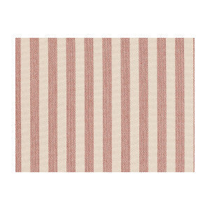 Brunschwig & Fils Fabric Directire Stripe Pekin Red