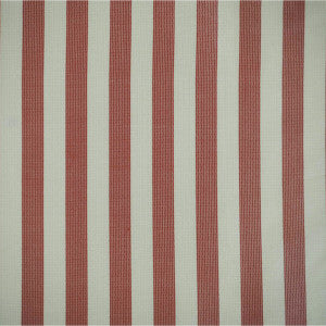 Brunschwig & Fils Fabric Valenti Stripe Pekin Red