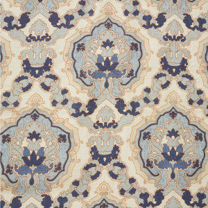 Brunschwig & Fils Fabric Fantasy Silk Print Bristol