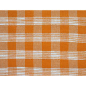 Brunschwig & Fils Fabric Siam Sq Cotton Arancia