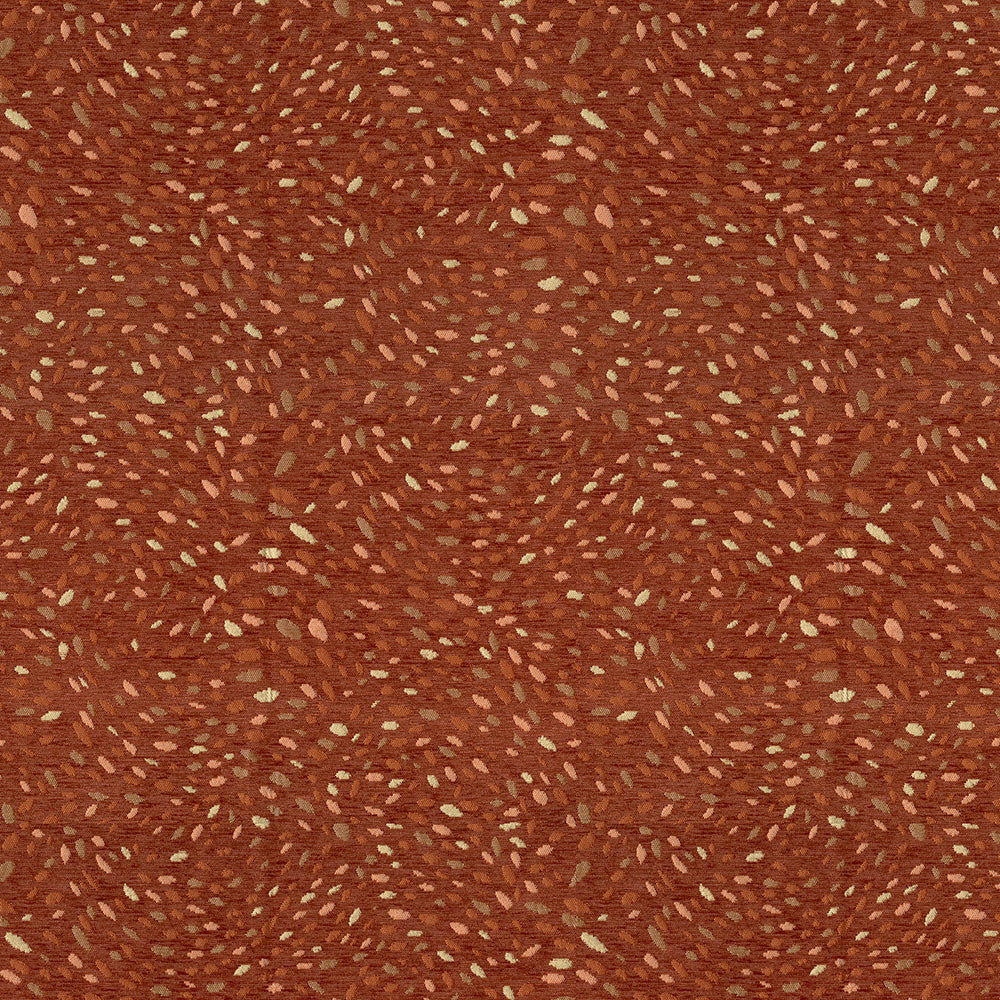 Spree 1006 Rust by ABBEYSHEA Designer Fabric 100% Polyester China 15,000 Double Rubs (Wyzenbeek) </p><p>Repeat: Horizontal: and Vertical: 55" (140 cm) - Swanky Fabrics -