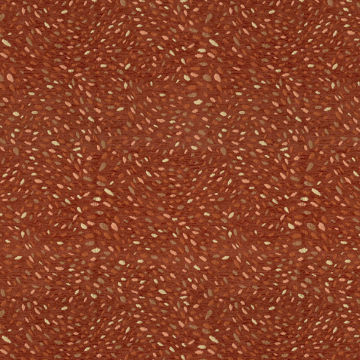 Spree 1006 Rust by ABBEYSHEA Designer Fabric 100% Polyester China 15,000 Double Rubs (Wyzenbeek) </p><p>Repeat: Horizontal: and Vertical: 55" (140 cm) - Swanky Fabrics -