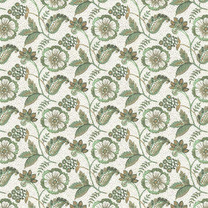 Stout Fabric Jasmine 2 Aqua