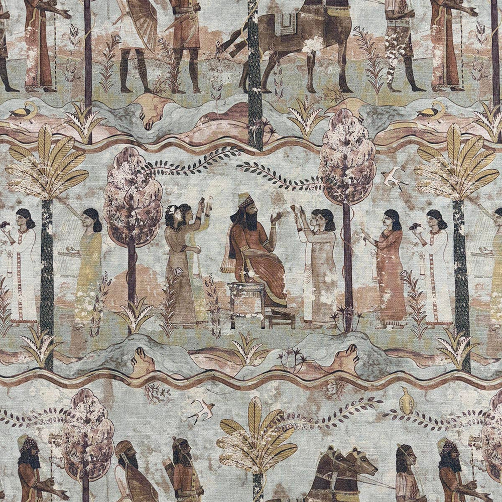 Jinto Earthen by Magnolia Designer Fabric - 42 Cotton, 30 Linen, 28 Polyester India 45000 Horizontal: 27.5 and Vertical: 30.5 54 - Swanky Fabrics -