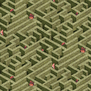 Kravet Wallpaper Labyrinth With Squirrels 1