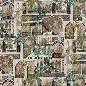 Kravet Wallpaper Peacock Arches 1