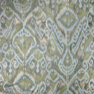 Old World Weavers Fabric Kalasin Aqua Chartreuse JM26760008