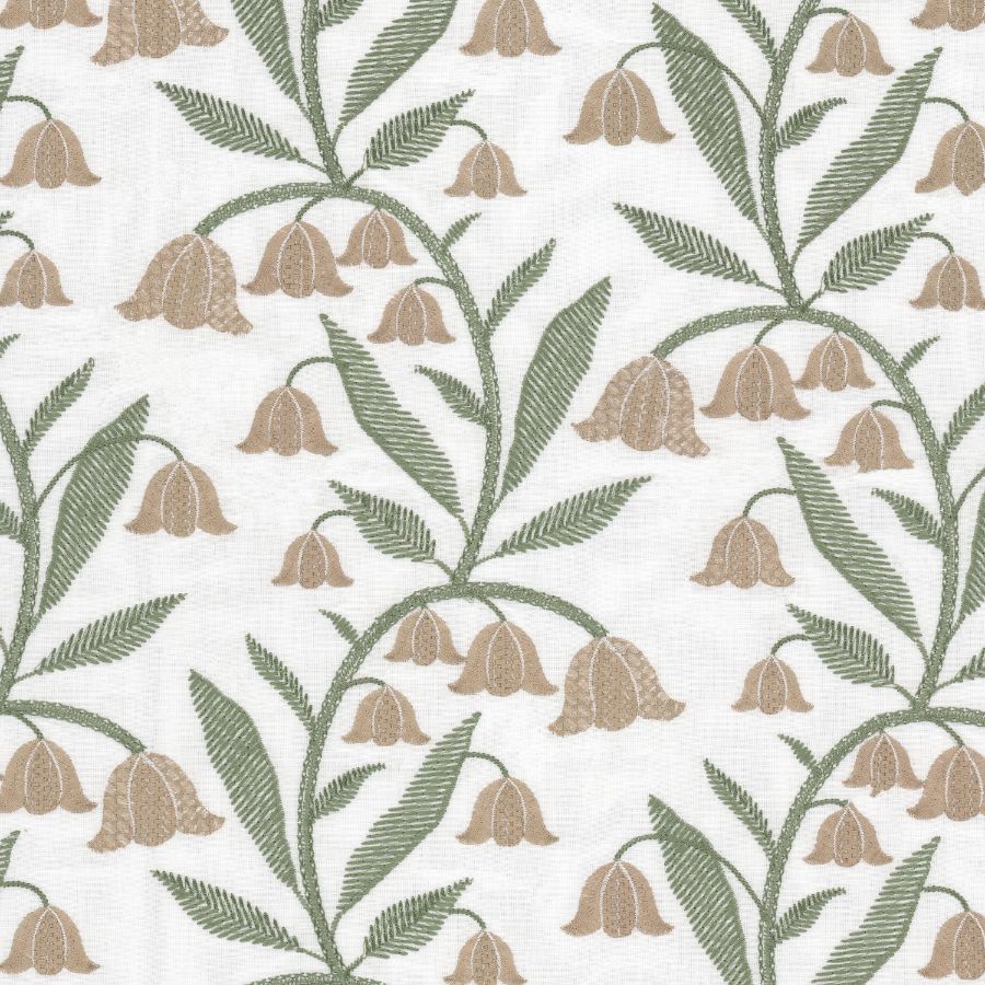 Joanne 1 Sage by Stout Designer Fabric Joanne 1 Sage by Stout Fabric COMFORTABLE LIVING PISTACHIO/CHIVE 56%LIN 44%COT %VEMB India Horizontal: 17.125 and Vertical: 15.75 51 in - Fabric Carolina -