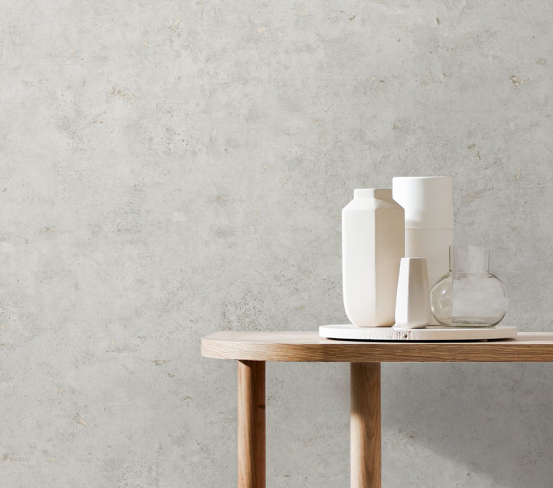 Hana Polished Stone & Metallic Champagne JP10208 by Seabrook Designs Designer Wallpaper