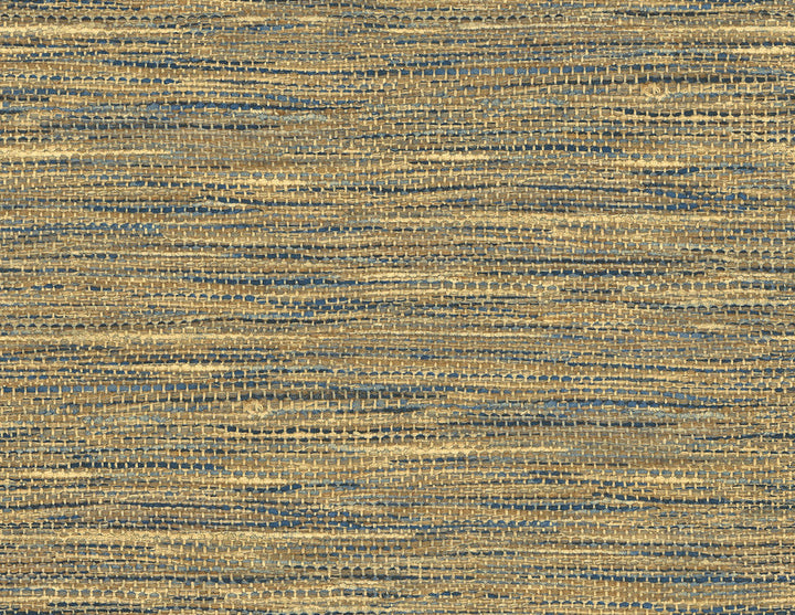 Rina Honey & Navy JP10325 by Seabrook Designs Designer Wallpaper