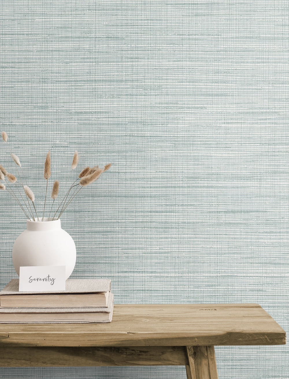 Mei Stringcloth Seabreeze JP10402 by Seabrook Designs Designer Wallpaper