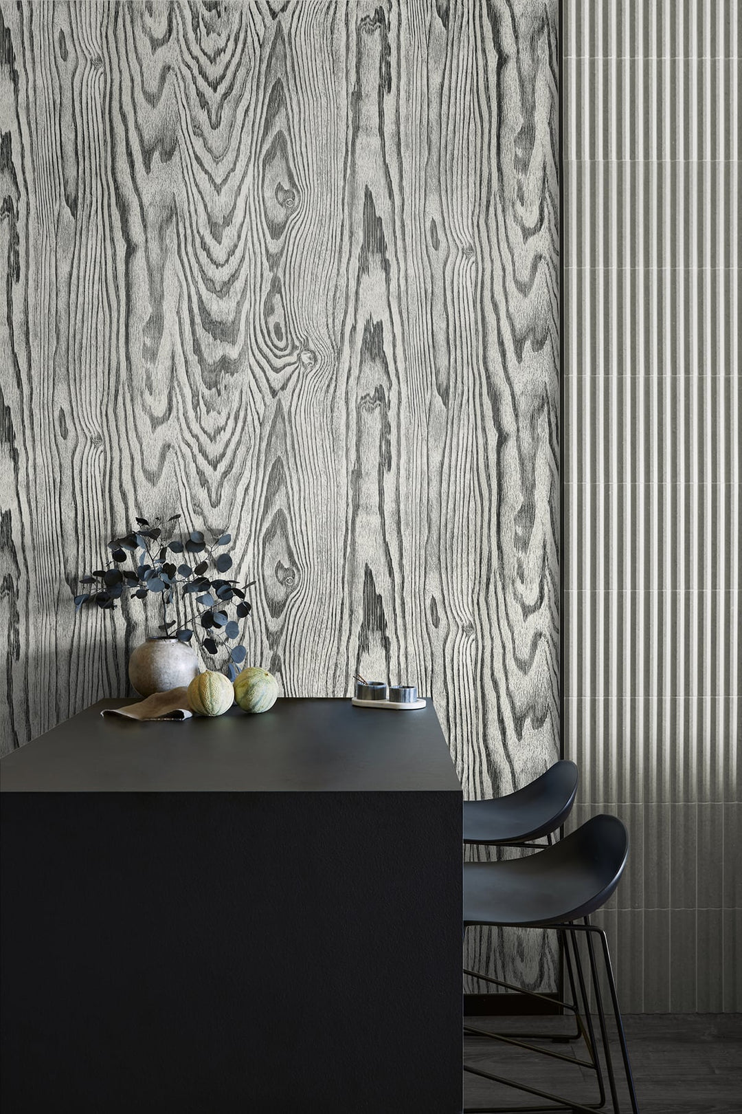 Nina Salt & Pepper JP10510 by Seabrook Designs Designer Wallpaper