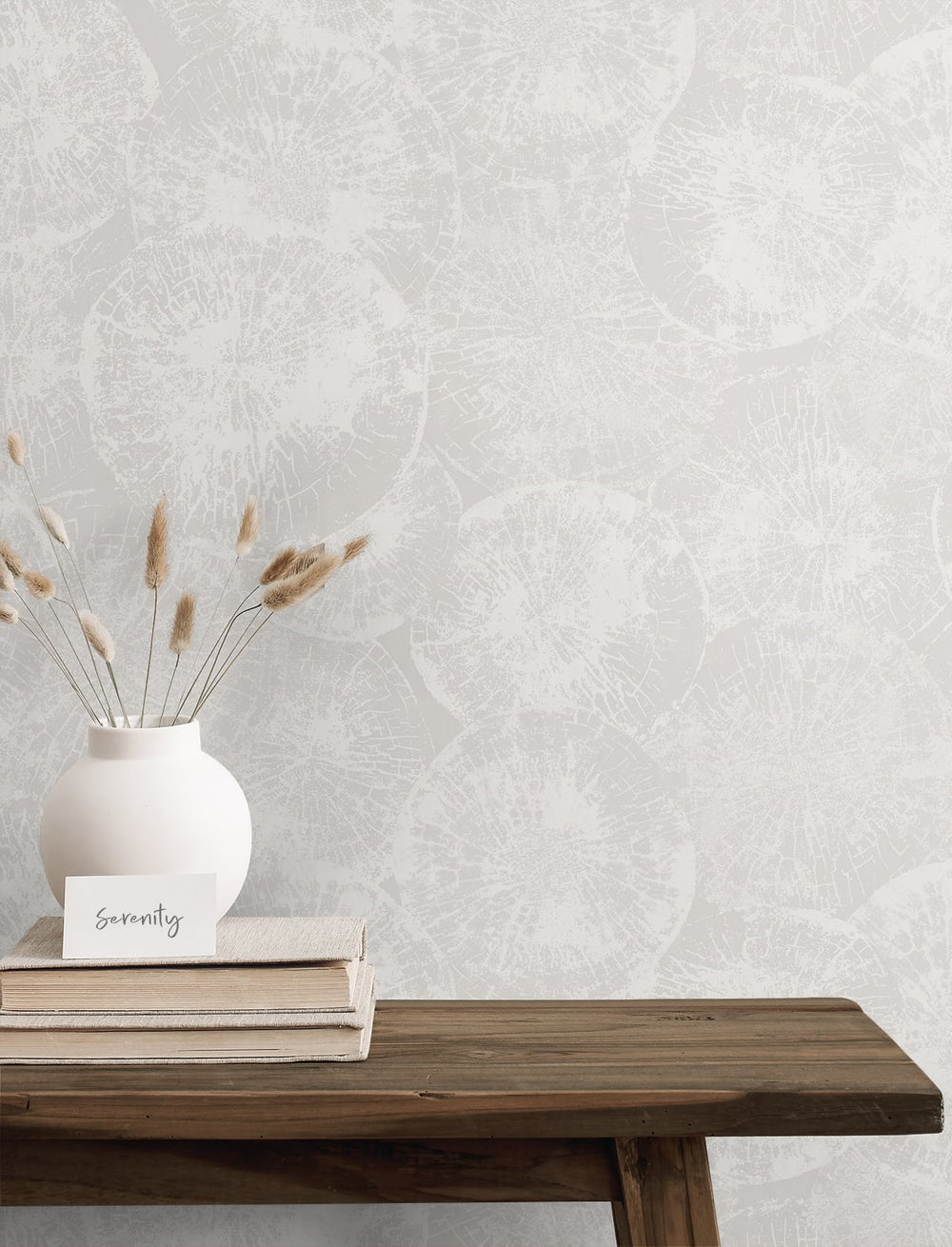 Eren Fog Grey JP10700 by Seabrook Designs Designer Wallpaper