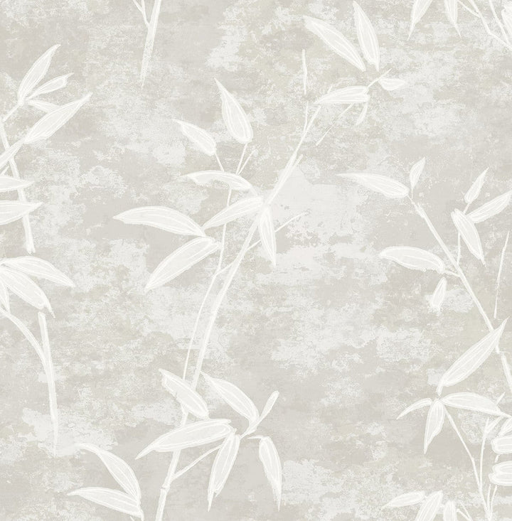 Honshu Bamboo Henon Gray JP10908 by Seabrook Designs Designer Wallpaper