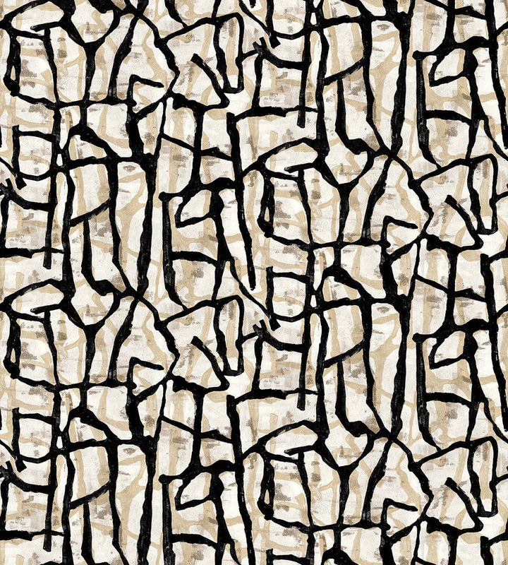 Jouji Mural Ebony & Sand JP11500M by Seabrook Designs Designer Wallpaper