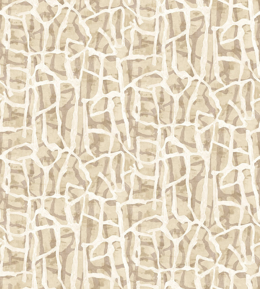 Jouji Mural Cafe Latte JP11505M by Seabrook Designs Designer Wallpaper