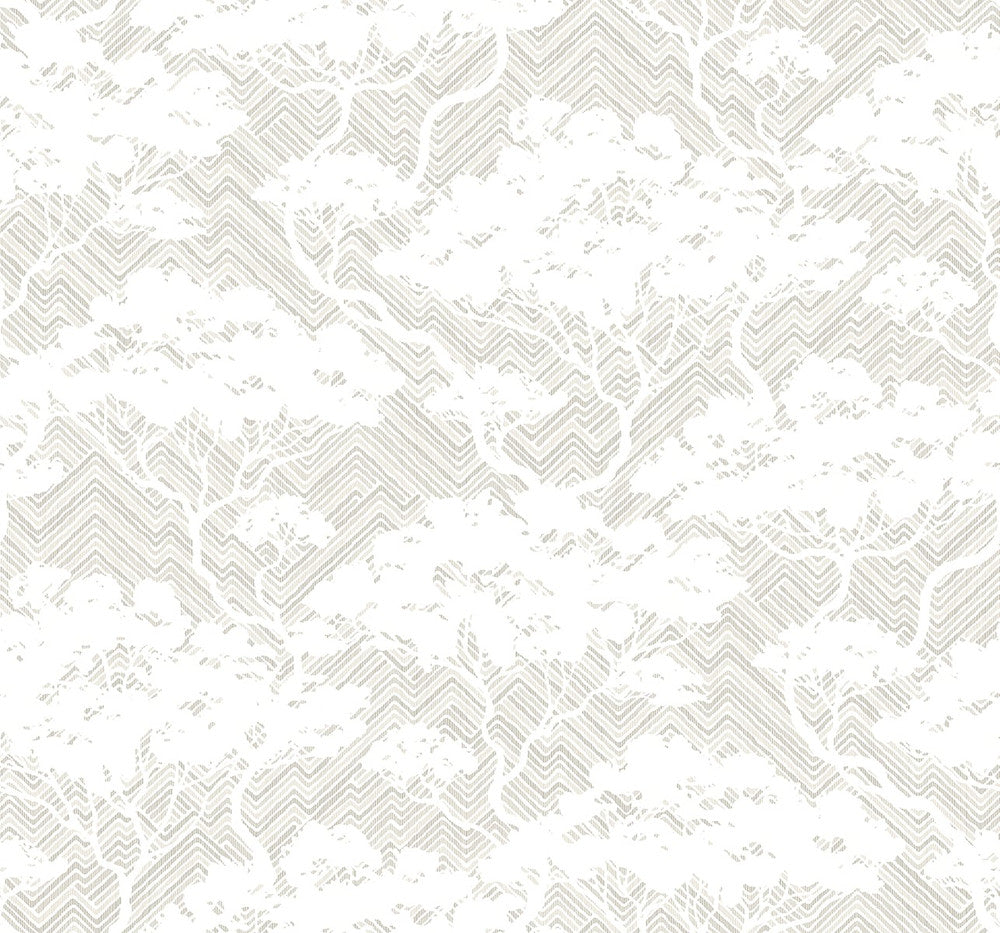 Nara Stringcloth Fog JP11708 by Seabrook Designs Designer Wallpaper