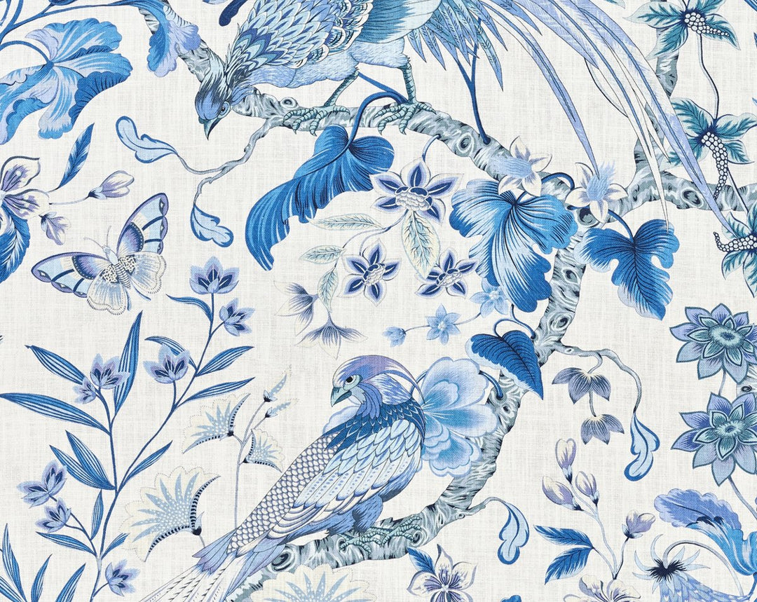 Botany Bay Porcelain JP13400003 by Old World Weavers Designer Fabric