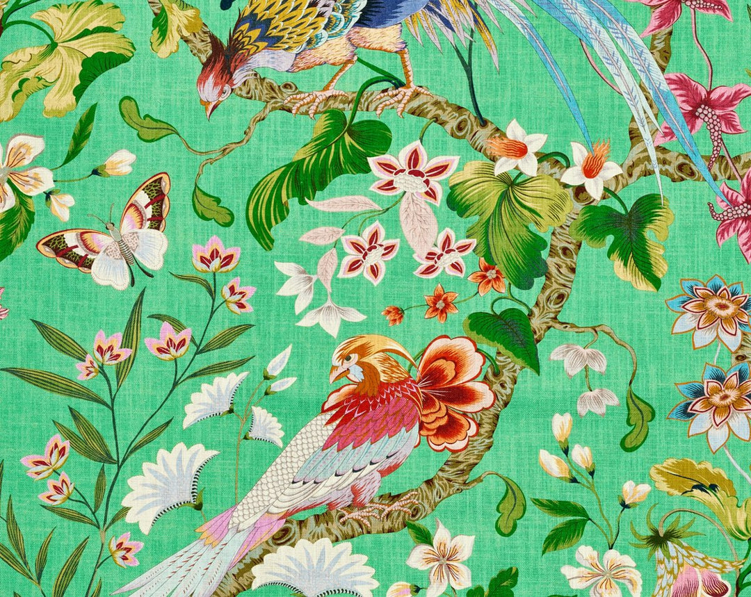 Botany Bay Jade JP13400006 by Old World Weavers Designer Fabric