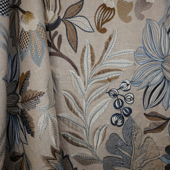 JUBILEE 67SJ102 by JF Designer Fabric JF Studio 68% Linen, 26% Viscose, 6% Polyester India  Horizontal: 26 and Vertical: 30.5 60  - Swanky Fabrics -