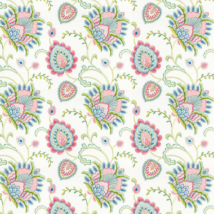Julep 1 Blossom by Stout Fabric Stout Fabric Julep 1 BlossomFabric RAINBOW LIBRARY TILE/SORBET 100%COT %BEMB INDIA </p><p>Repeat: H: 17.000, V: 15.750 50 in - Fabric Carolina -