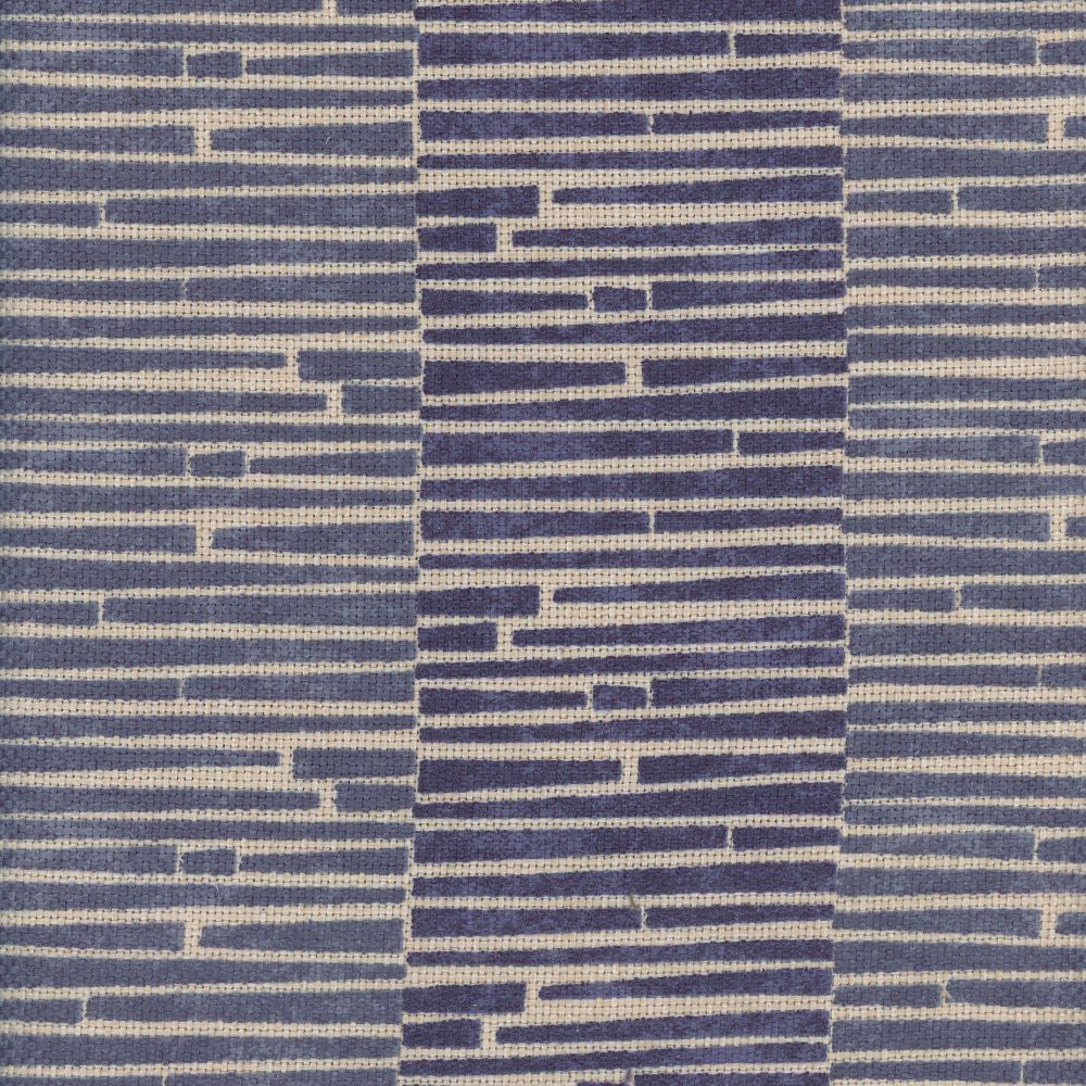 Jackson Indigo by Heritage Fabric - 100% Polyester USA or Imported Horizontal: and Vertical: 55" - Fabric Carolina -