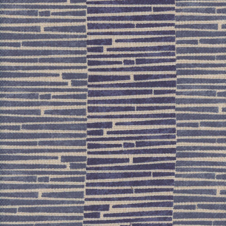 Jackson Indigo by Heritage Designer Fabric - 100% Polyester USA or Imported Horizontal: and Vertical: 55" - Swanky Fabrics -