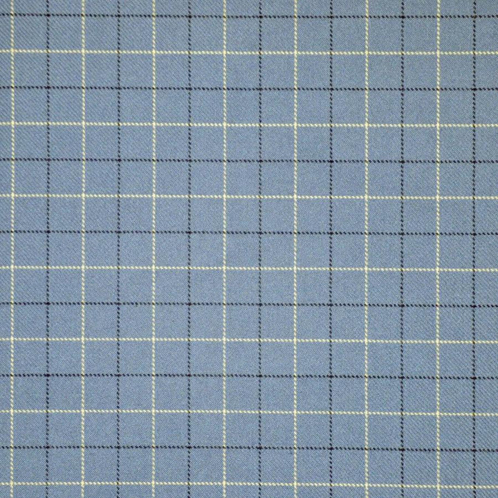 Kincaid # 419 Airforce by Maxwell Designer Fabric Menswear-Plaids & Checks 100% POLYESTER CHINA V-2" H-2" 56" - Swanky Fabrics -