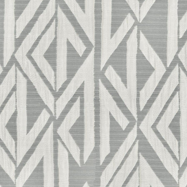 Keats # 901 Silver by Maxwell Designer Fabric Regency 100% POLYESTER INDIA V - 20" H - 13.7" 56" - Swanky Fabrics -
