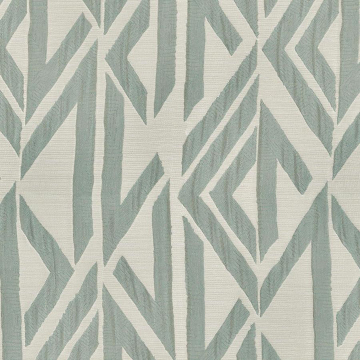 Keats # 931 Duck Egg by Maxwell Designer Fabric Regency 100% POLYESTER INDIA V - 20" H - 13.7" 56" - Swanky Fabrics -