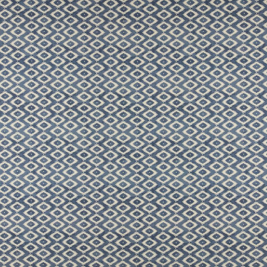 Kodi # 559 Blue by Maxwell Designer Fabric Print Gallery Iii 85% COTTON
15% LINEN SPAIN V-6.9" H-3.9" 55" - Swanky Fabrics -