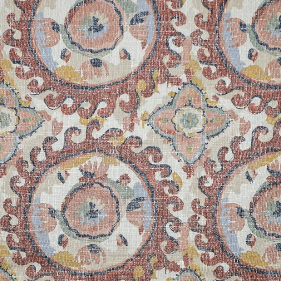 Kirkby # 511 Morocco by Maxwell Designer Fabric Print Gallery Ii 69% POLYESTER
23% VISCOSE
8% LINEN CHINA V-13.5" H-13.5" 54" - Swanky Fabrics -