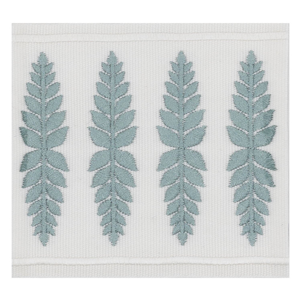 Kailua Tape 1 Aqua by Stout Trim Stout Trim Kailua Tape 1 AquaTrim SMALL WONDERS TRIM 100%POL CHINA </p><p>Repeat: H: 1.000, V: 0.000 3.5 in - Fabric Carolina -