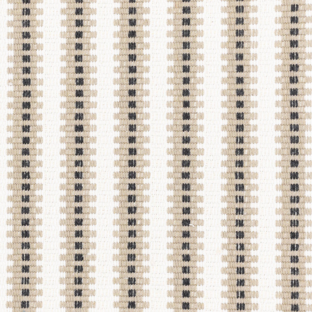 Kapoc 1 Black/Tan by Stout Fabric Stout Fabric Kapoc 1 Black/TanFabric JUST STRIPES NATURAL/CHARCOAL 60%COT 40%POL USA </p><p>Repeat: H: 0.125, V: 1.000 54.5 in - Fabric Carolina -