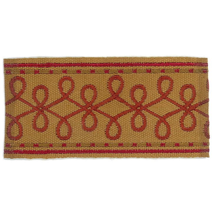 Katherine 9 Gingersnap by Stout Designer Trim ACCENTS TAPES & BORDERS 100%SVI CHINA Horizontal: 1 and Vertical: 0 2 in - Swanky Fabrics -