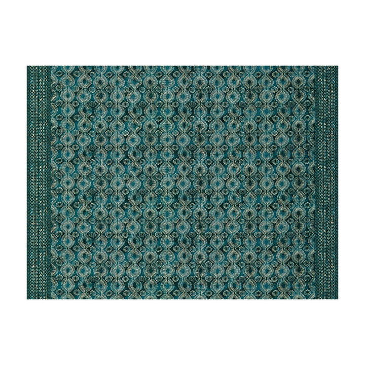 Kaveka Indigo by Kravet Couture Designer Fabric WINDSOR SMITH HOME COLLECTION COTTON - 52%;LINEN - 48% Italy MEDIUM Horizontal: 55 and Vertical: 2.5 55 - Swanky Fabrics -