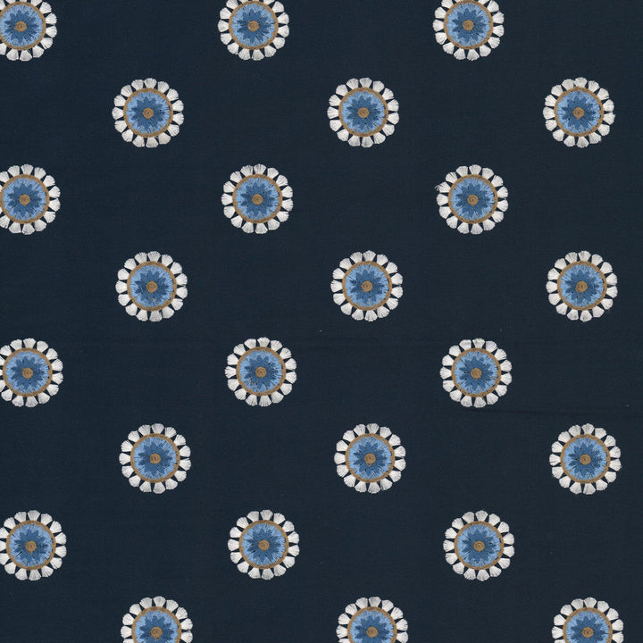 Kazoo 1 Sapphire by Stout Fabric Stout Fabric Kazoo 1 SapphireFabric COMFORTABLE LIVING MOONSTONE/NAVY 100%COT %VEMB INDIA </p><p>Repeat: H: 6.250, V: 5.125 51.5 in - Fabric Carolina -