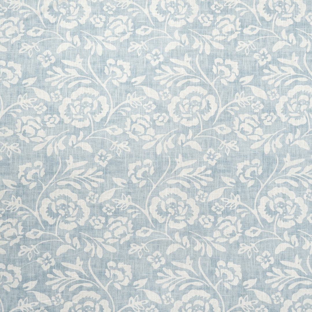 Kimberly # 545 Sky by Maxwell Designer Fabric Color Theory-Vol. X Twilight 65% COTTON 35% POLYESTER INDIA V-11.8" H-13" 54" - Swanky Fabrics -