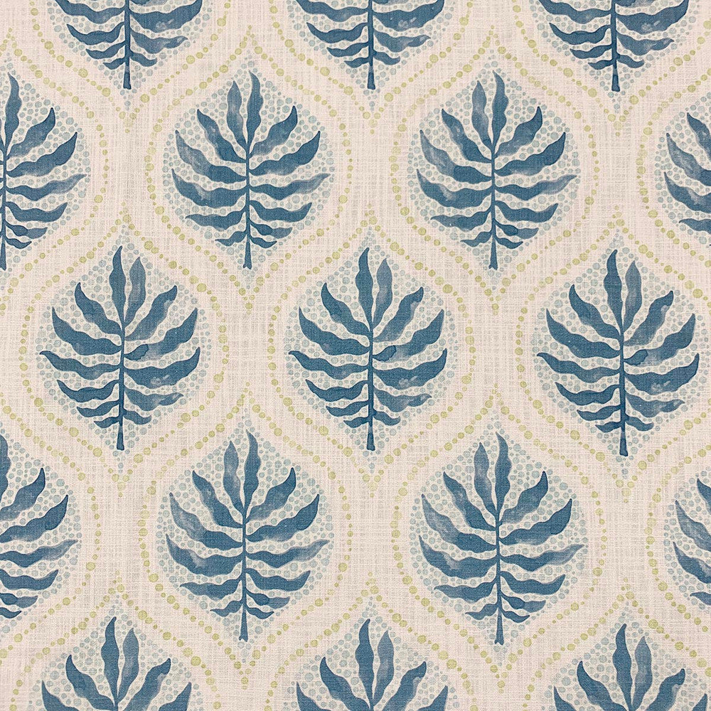 Kelpo Azure by Magnolia Designer Fabric - 100 Cotton India 20000 Horizontal: 9 and Vertical: 13 54 - Swanky Fabrics -