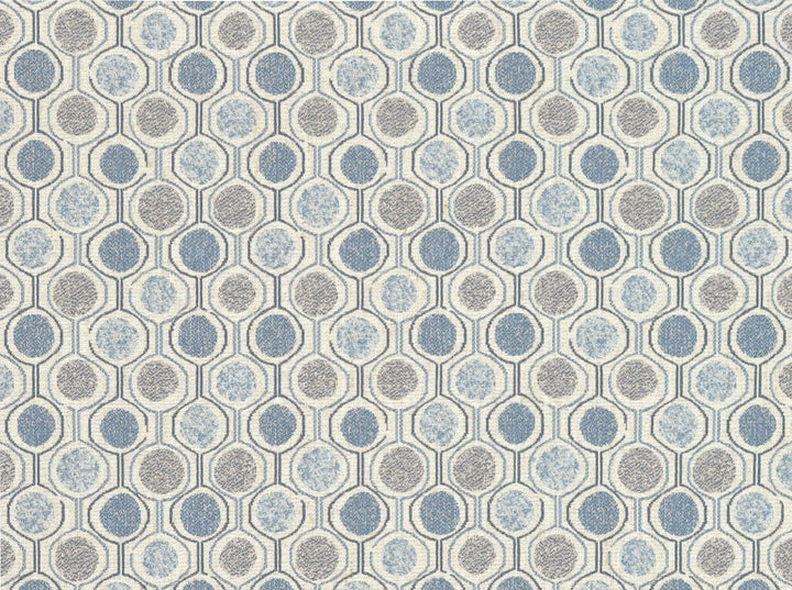 Kenwood Smokey Blue 57 by Covington Designer Fabric 85%POLYESTER 10%RAYON 5%LINEN China 21000 Horizontal: 4.5 and Vertical: 4.75 56 - Swanky Fabrics -