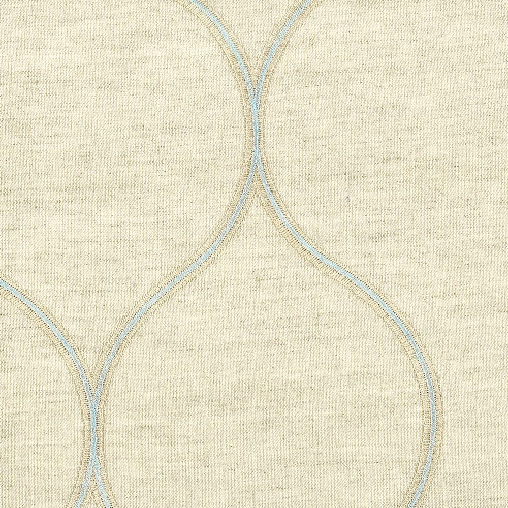 Keynote 1 Opal by Stout Designer Fabric COLOR MY WINDOW OCEAN/WAVE 52%LIN 48%COT %PEMB INDIA Horizontal: 4.5 and Vertical: 8 51 in - Swanky Fabrics -