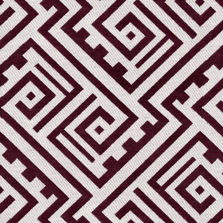 Marathon 1006 Bordeaux by ABBEYSHEA Designer Fabric N/A 100% Polyester China 80,000 Double Rubs </p><p>Repeat: Horizontal: and Vertical: 57" (144 cm) - Swanky Fabrics -